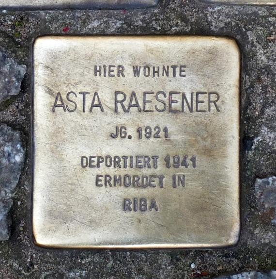 Asta Raesener stumbling block