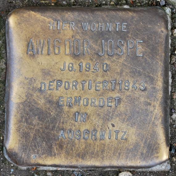 Stolperstein Awigdor Jospe Liebenwalder Straße 40 0035