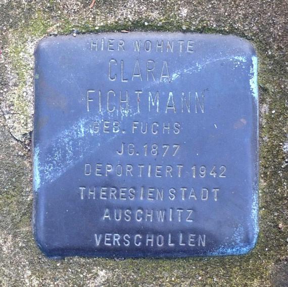 Clara Fichtmann stumbling block