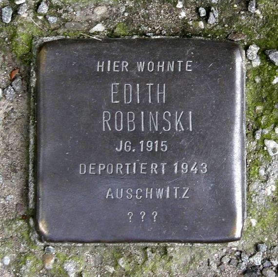 Stolperstein Edith Robinski