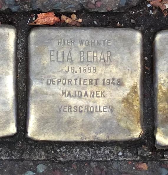 Stolperstein Elia Behar