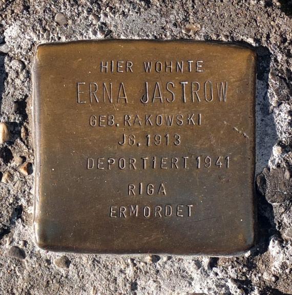 Erna Jastrow stumbling block