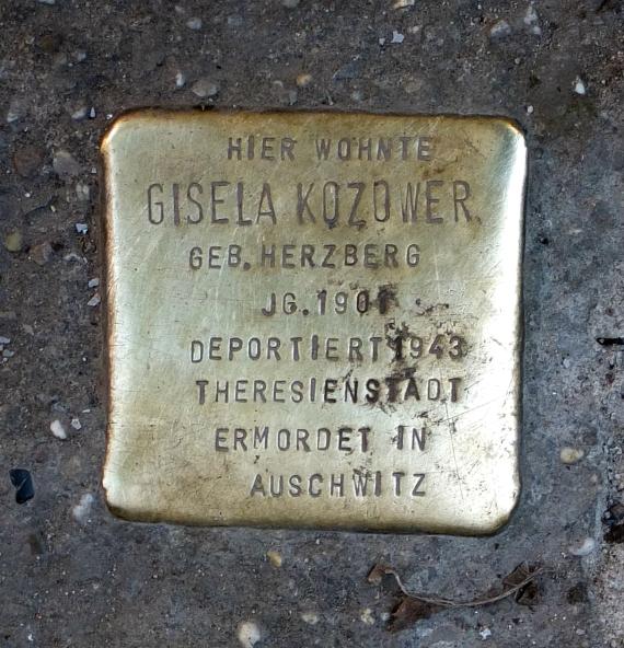 Stolperstein Gisela Kozower