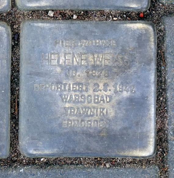 Helene Weiß stumbling block
