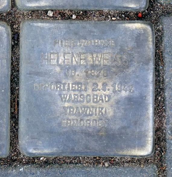 Stolperstein Helene Weiß