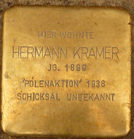 Stolperstein Hermann Kramer