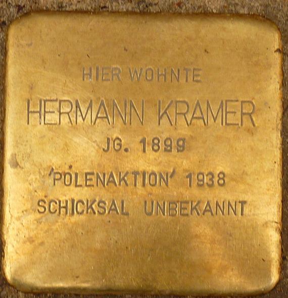 Hermann Kramer stumbling block