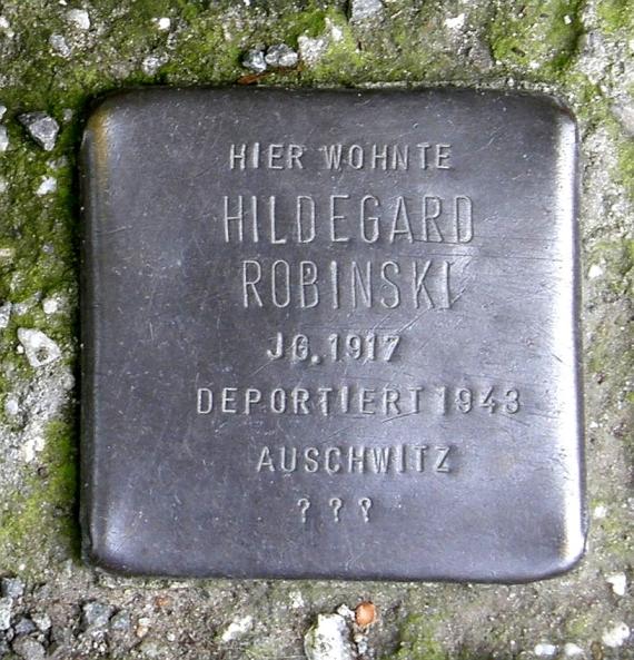 Hildegard Robinski stumbling block