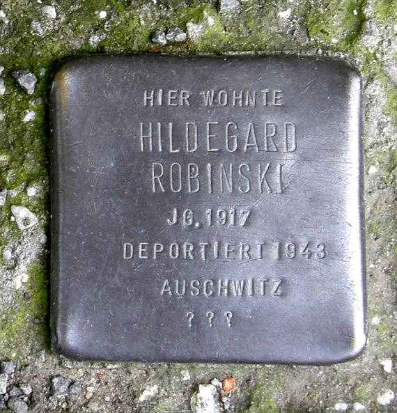 Stolperstein Hildegard Robinski