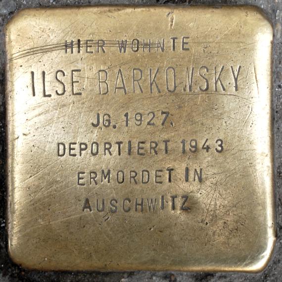 Stolperstein Ilse Barkowsky Badstraße 58 0057