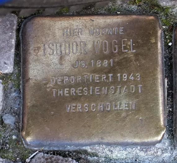 Stumbling block Isodor Vogel