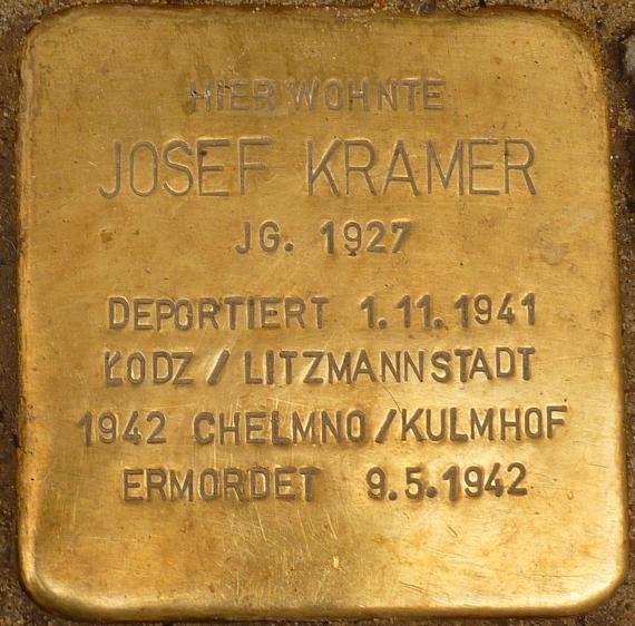 Josef Kramer stumbling block