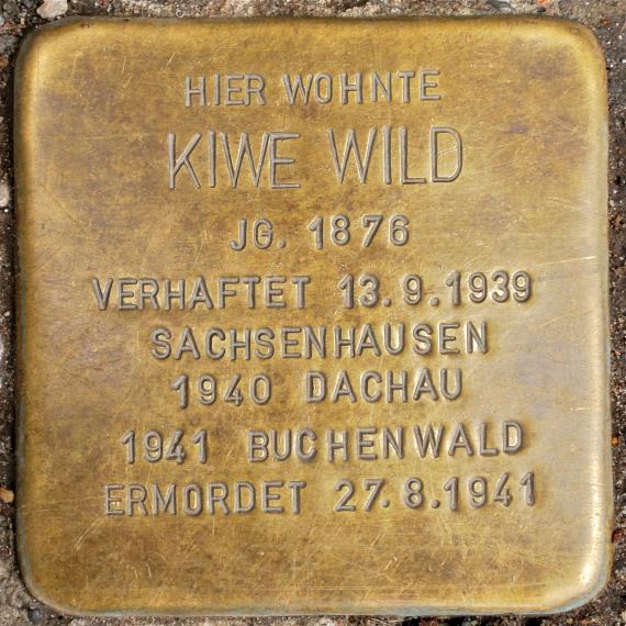 Stumbling block Kiwe Wild Barfusstrasse 11 0050