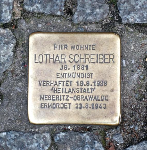 Lothar Schreiber stumbling block
