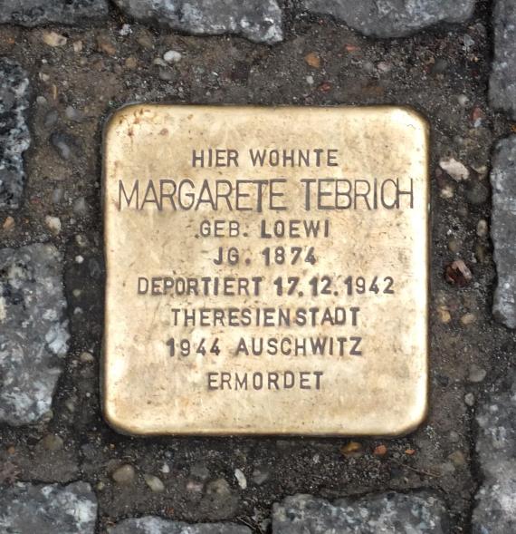 Margarete Tebrich stumbling block