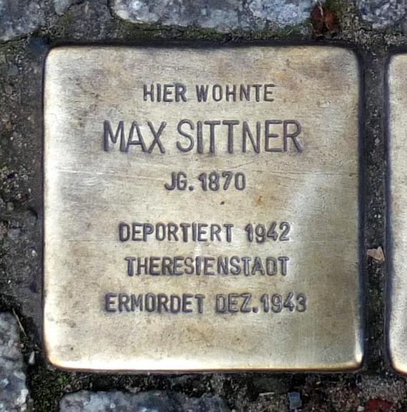 Stolperstein Max Sittner