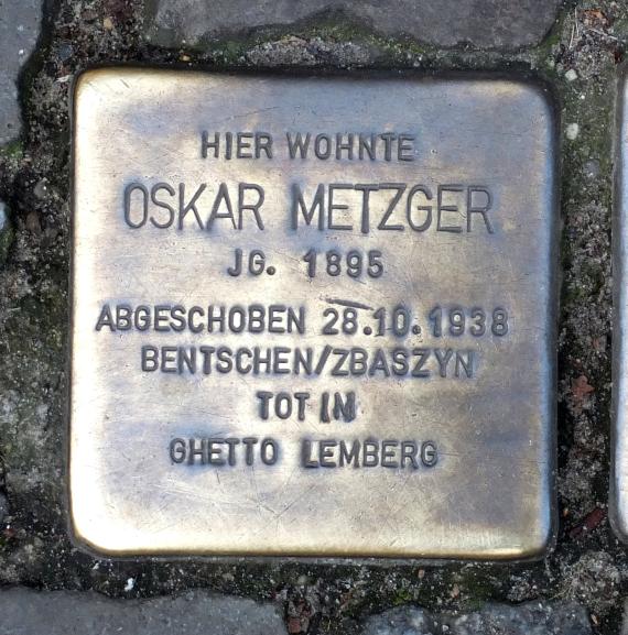 Oskar Metzger stumbling block