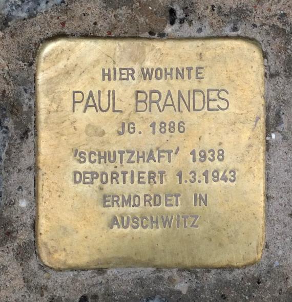 Stolperstein Paul Brandes