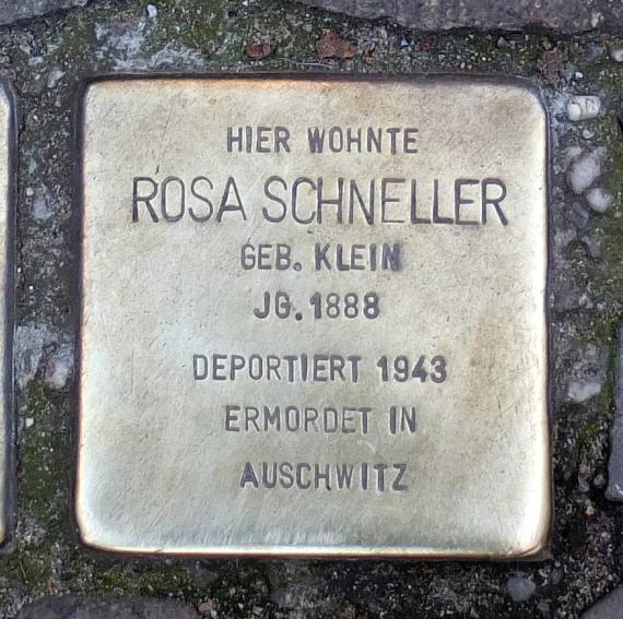 Rosa Schneller stumbling block