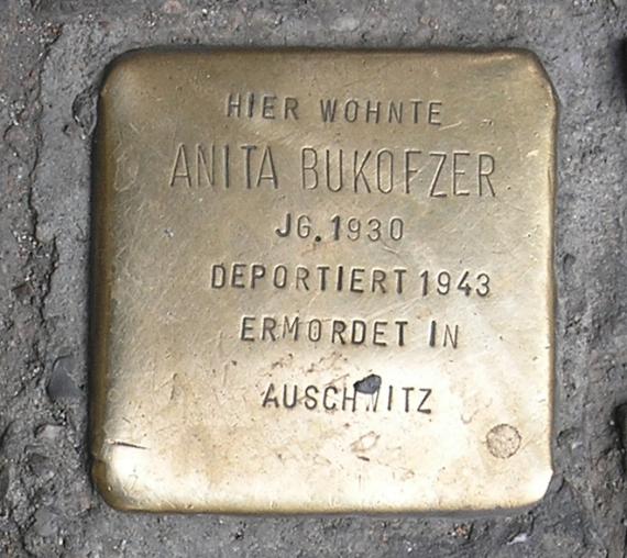 Stolperstein Rosenthaler Str 40 41 (Mitte) Anita Bukofzer