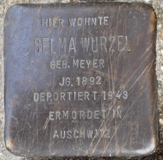 Stolperstein Selma Wurzel Swinemünder Straße 74 0035