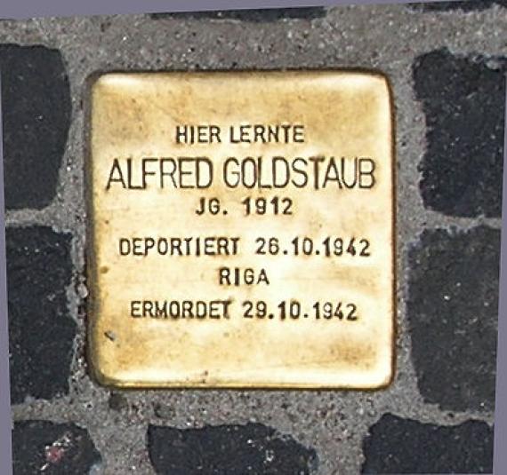 Stolperstein Unter den Linden 6 (Mitte) Alfred Goldstaub