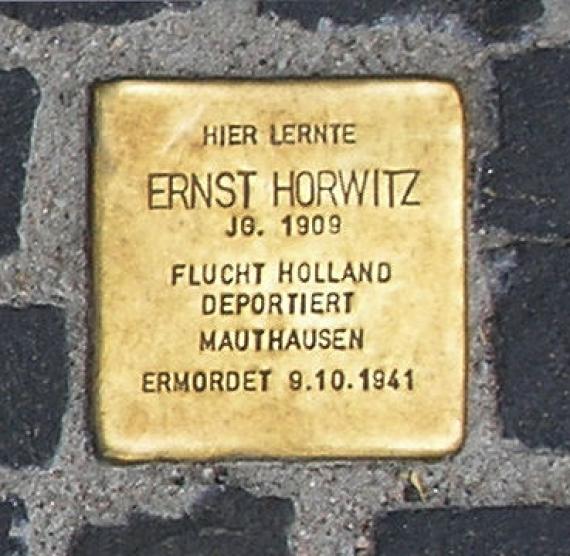 Stolperstein Unter den Linden 6 (Mitte) Ernst Horwitz
