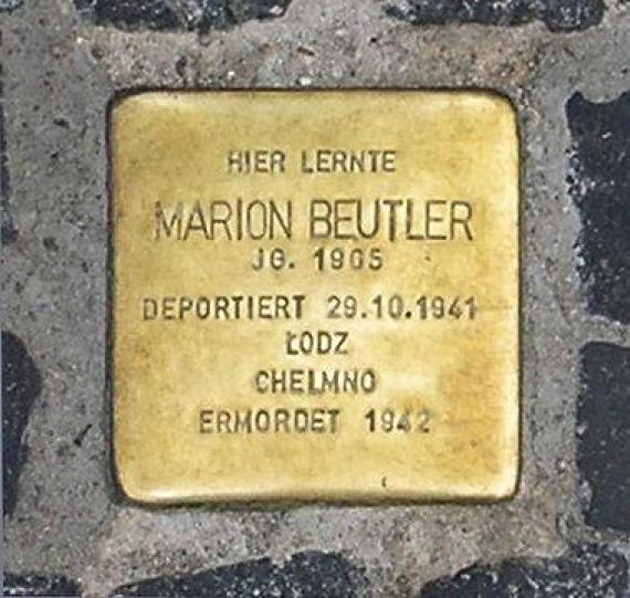 Stolperstein Unter den Linden 6 (Mitte) Marion Beutler