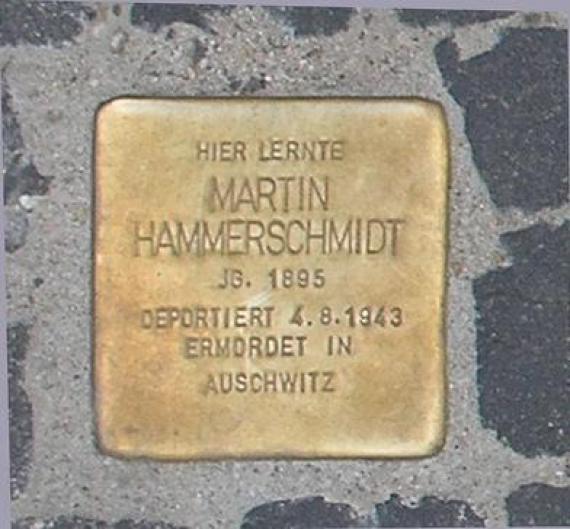 Stolperstein Unter den Linden 6 (Mitte) Martin Hammerschmidt