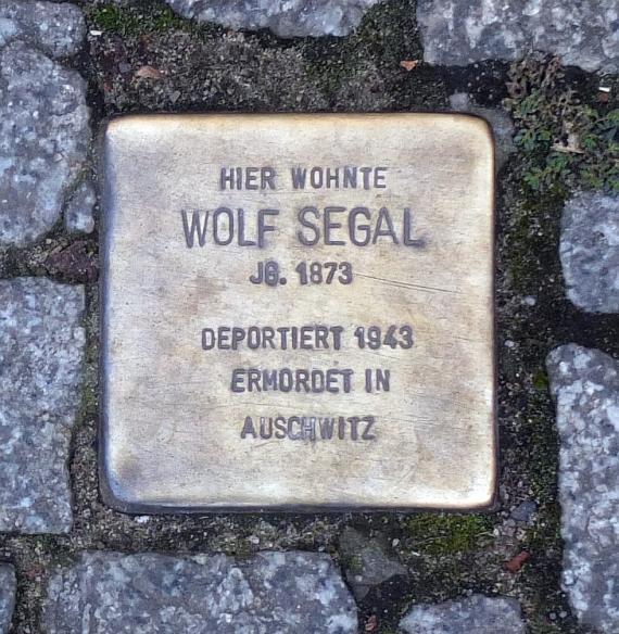 Wolf Segal stumbling block