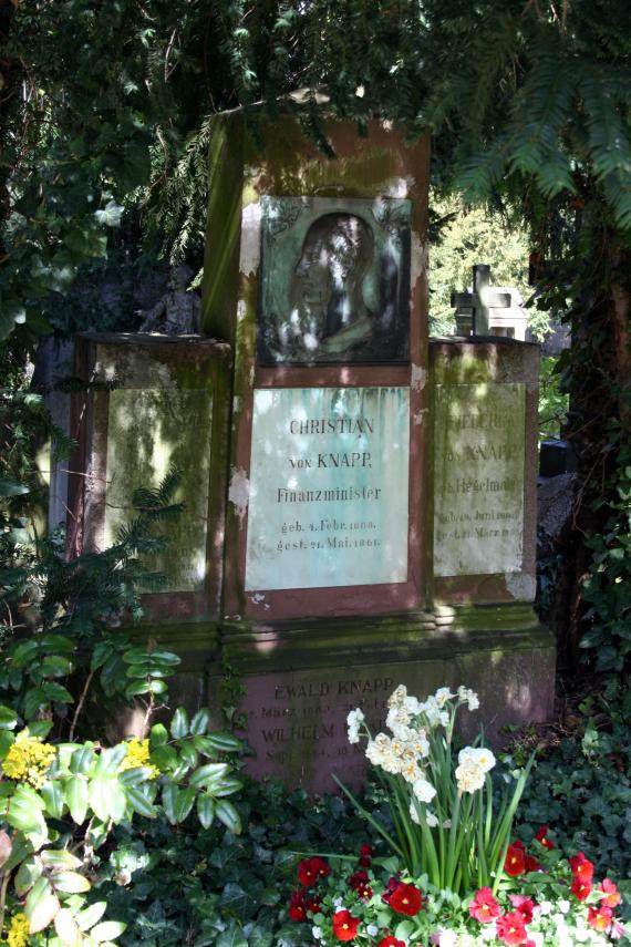 Stuttgart Pragfriedhof Christian von Knapp