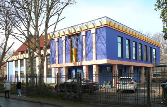 "Blue Synagogue" of the Jewish Sephardic-Bucharian community in Ricklingen